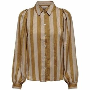 Blúzka La Strada Shirt Atina L/S - Golden vyobraziť