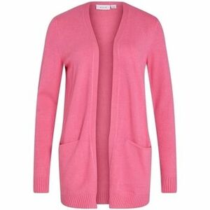 Kabáty Vila Noos Cardigan Ril - Fandango Pink vyobraziť