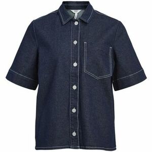 Blúzka Object Shirt Gemme - Dark Blue Denim vyobraziť