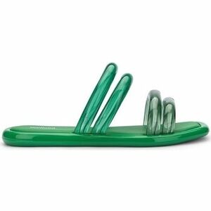 Sandále Melissa Airbubble Slide - Green/Transp Green vyobraziť