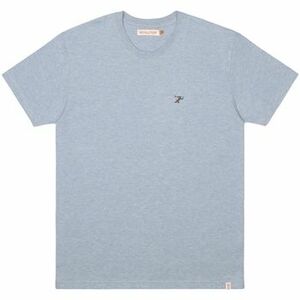 Tričká a polokošele Revolution Regular T-Shirt 1308 RUN - Light Blue vyobraziť
