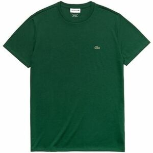 Tričká a polokošele Lacoste Pima Cotton T-Shirt - Vert vyobraziť