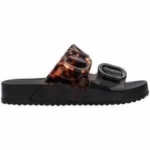 Sandále Melissa Cozy Slide - Black/Clear Tortoise vyobraziť