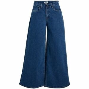Nohavice Object Jeans Moji Wide - Medium Blue Denim vyobraziť