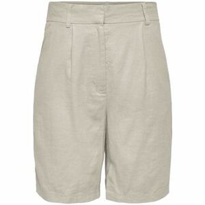 Šortky/Bermudy Only Caro HW Long Shorts - Silver Lining vyobraziť