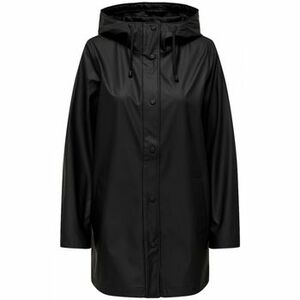 Kabáty Only New Ellen Raincoat - Black vyobraziť