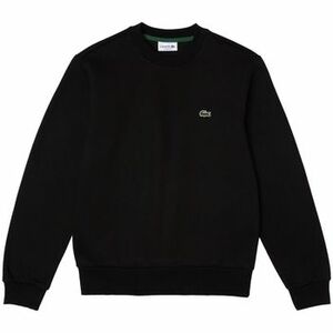 Mikiny Lacoste Organic Brushed Cotton Sweatshirt - Noir vyobraziť