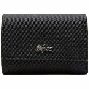 Peňaženky Lacoste Compact Wallet - Noir Krema vyobraziť