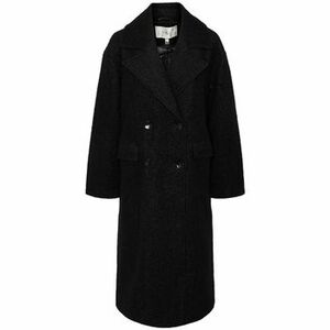Dámsky čierny kabát - S/M vyobraziť