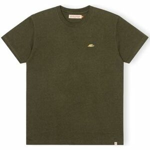 Tričká a polokošele Revolution T-Shirt Regular 1342 TEN - Army/Melange vyobraziť