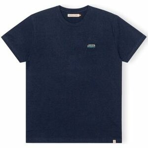 Tričká a polokošele Revolution T-Shirt Regular 1342 BUS - Navy/Melange vyobraziť