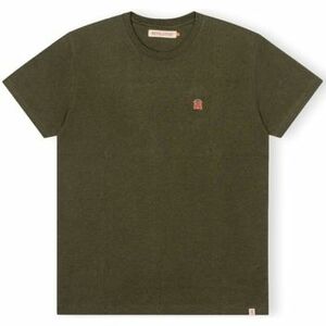 Tričká a polokošele Revolution T-Shirt Regular 1340 WES - Army/Melange vyobraziť
