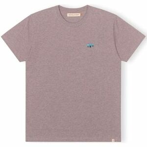 Tričká a polokošele Revolution T-Shirt Regular 1342 PIC - Purple Melange vyobraziť
