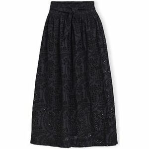 Sukňa Object Bodie Skirt - Black/Denim Blue vyobraziť