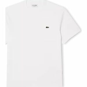 Tričká a polokošele Lacoste Classic Fit T-Shirt - Blanc vyobraziť
