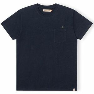 Tričká a polokošele Revolution T-Shirt Regular 1341 WEI - Navy vyobraziť
