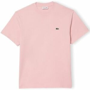 Tričká a polokošele Lacoste Classic Fit T-Shirt - Rose vyobraziť