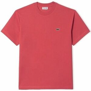 Tričká a polokošele Lacoste Classic Fit T-Shirt - Rose ZV9 vyobraziť