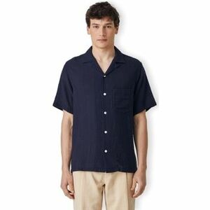 Košele s dlhým rukávom Portuguese Flannel Grain Shirt - Navy vyobraziť