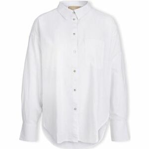 Blúzka Jjxx Jamie Linen Shirt L/S - White vyobraziť