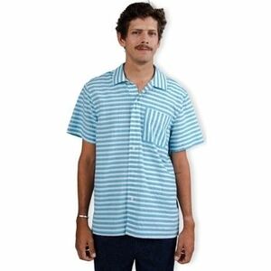 Košele s dlhým rukávom Brava Fabrics Stripes Shirt - Blue vyobraziť
