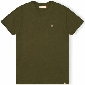 Tričká a polokošele Revolution T-Shirt Regular 1364 POS - Army Mel vyobraziť