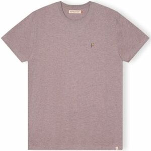 Tričká a polokošele Revolution T-Shirt Regular 1364 POS - Purple Melange vyobraziť