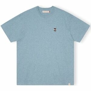 Tričká a polokošele Revolution T-Shirt Loose 1367 NUT - Blue vyobraziť