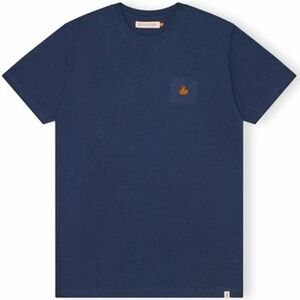 Tričká a polokošele Revolution T-Shirt Regular 1368 DUC - Navy Mel vyobraziť