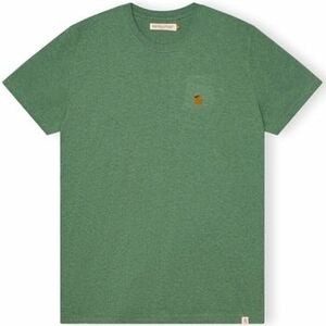 Tričká a polokošele Revolution T-Shirt Regular 1368 DUC - Dustgreen Melange vyobraziť