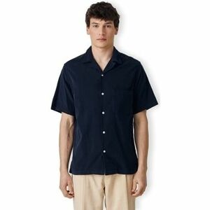 Košele s dlhým rukávom Portuguese Flannel Cord Camp Collar Shirt - Navy vyobraziť