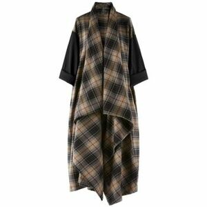 Kabáty Wendy Trendy Coat 110441 - Tartan vyobraziť