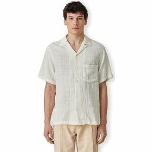 Košele s dlhým rukávom Portuguese Flannel Grain Shirt - White vyobraziť
