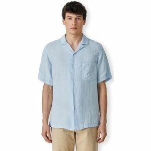 Košele s dlhým rukávom Portuguese Flannel Linen Camp Collar Shirt - Sky vyobraziť