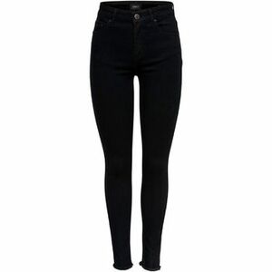 Dámske čierne skinny džínsy - S vyobraziť