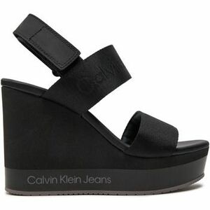 Lodičky Calvin Klein Jeans WEDGE WEBBING YW0YW01360 vyobraziť