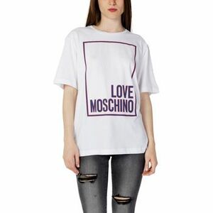 Tričká s krátkym rukávom Love Moschino STAMPA LOGO BOX W 4 F87 52 M 4405 vyobraziť