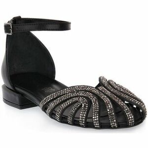 Sandále S.piero BLK FLAT SANDAL vyobraziť