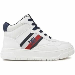 Módne tenisky Tommy Hilfiger STRIPES HIGH TOP LACE-UP vyobraziť