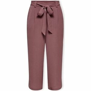 Nohavice Only Noos Winner Palazzo Trousers - Rose Brown vyobraziť
