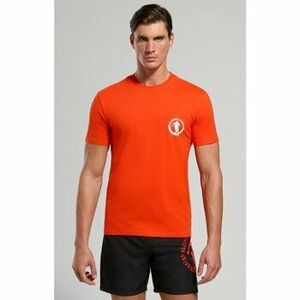 Oranžové tričko s krátkym rukávom - M vyobraziť