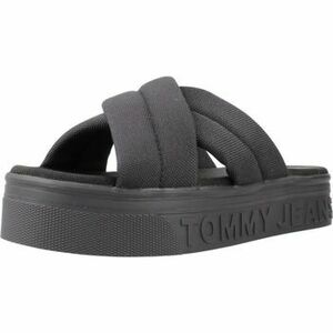 Sandále Tommy Jeans TJW LETTERING FLATFORM vyobraziť