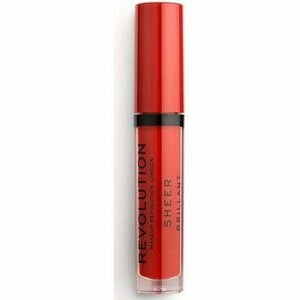 Lesky na pery Makeup Revolution Sheer Brilliant Lip Gloss - 134 Ruby vyobraziť