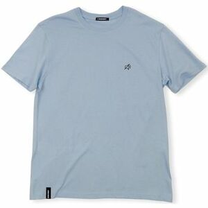 Tričká a polokošele Organic Monkey Mute T-Shirt - Blue Macarron vyobraziť
