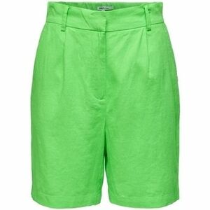 Šortky/Bermudy Only Caro HW Long Shorts - Summer Green vyobraziť
