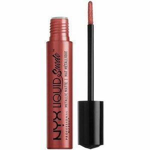 Líčenie obočia Nyx Professional Make Up Liquid Suede Metallic Matte Lipstick - Bella vyobraziť