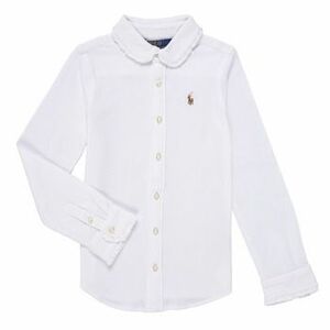 Košele a blúzky Polo Ralph Lauren KNIT OXFORD-SHIRTS-BUTTON FRONT SHIRT vyobraziť