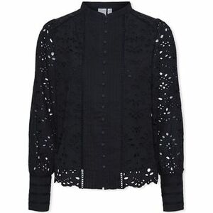 Blúzka Y.a.s YAS Noos Alessia Shirt L/S - Black vyobraziť