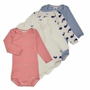 Pyžamá Petit Bateau BODY US ML BALEINE PACK X5 vyobraziť