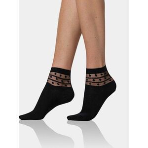 Čierne dámske ponožky s ozdobným detailom Bellinda TRENDY COTTON SOCKS vyobraziť